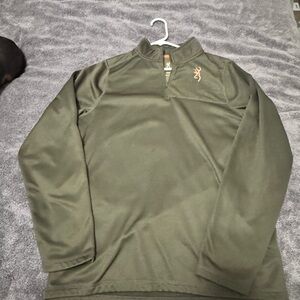 Browning Olive and Orange Pullover